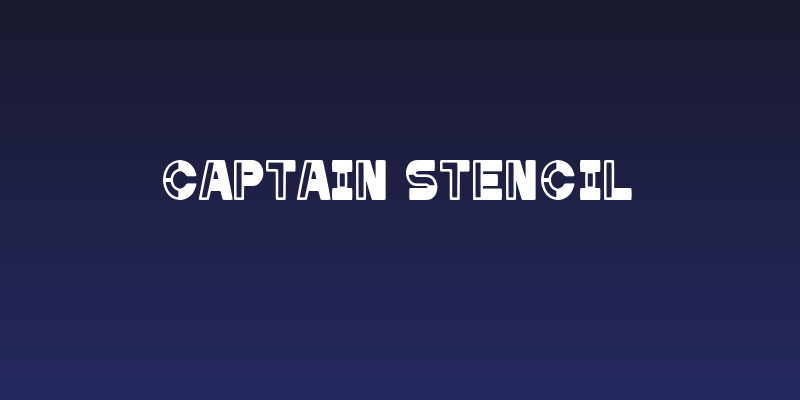 Captain Stencil Social Header