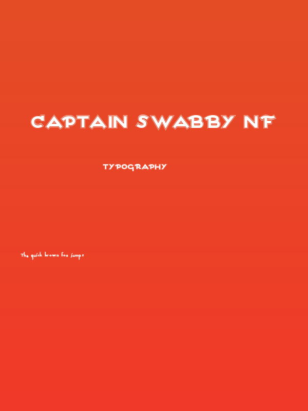 Captain Swabby NF Poster