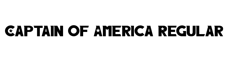 American captain font