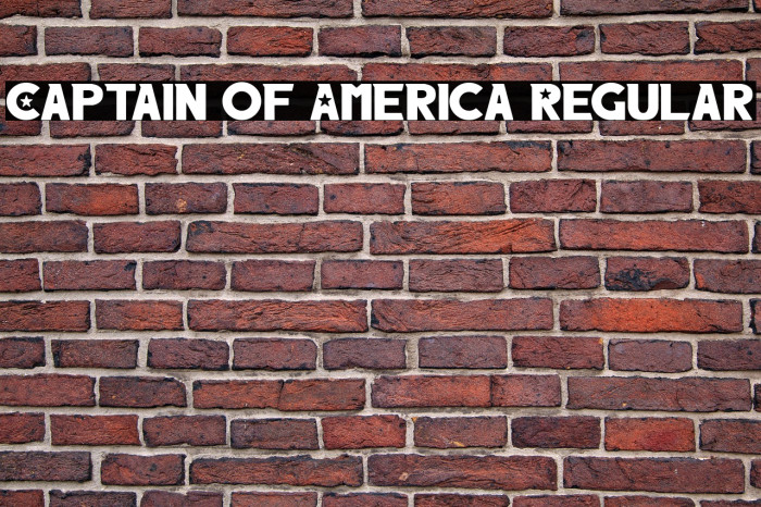 Captain of America Regular Example 2