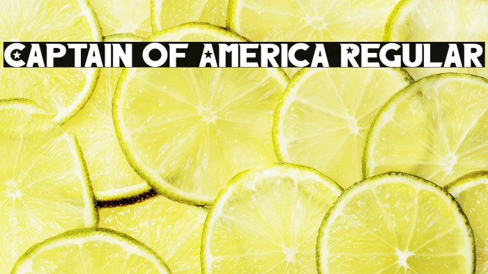 Captain of America Regular Example 3