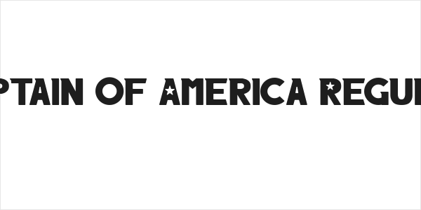 Captain of America Regular Logo