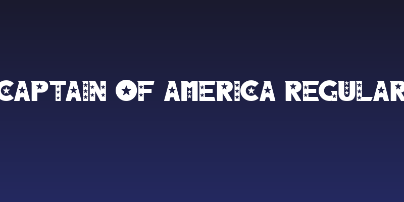 Captain of America Regular Social Header