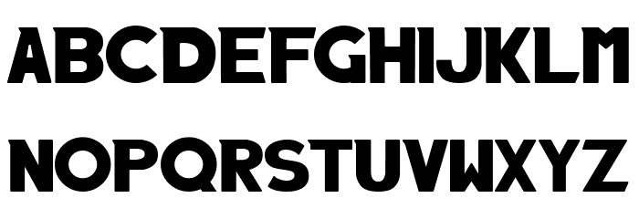 Captain of America Regular Font LOWERCASE