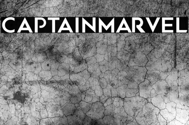 CaptainMarvel Font examples