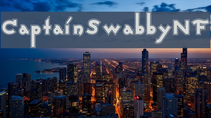 CaptainSwabbyNF Font examples