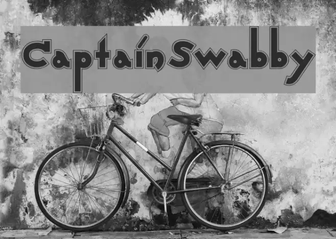 CaptainSwabby Font examples