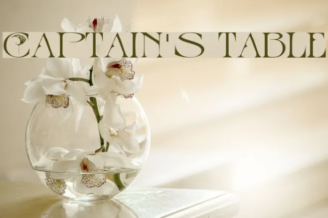 Captain's Table Example 1