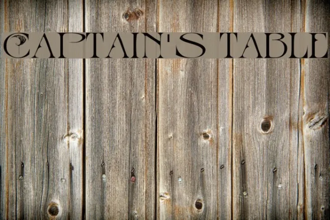 Captain's Table Example 2