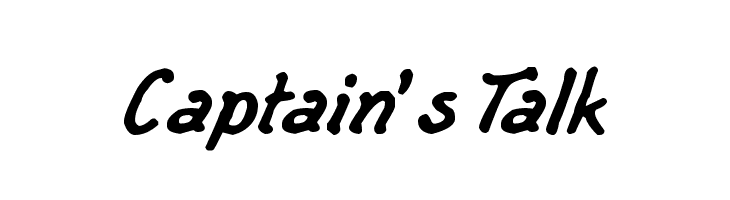Captain's Talk  font caratteri gratis