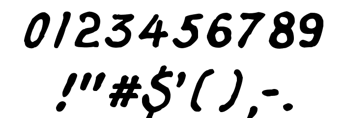 Captain's Talk Font OTHER CHARS