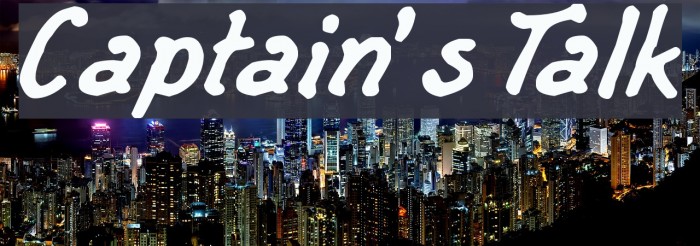 Captain's Talk Font examples