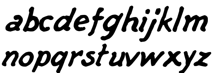 Captain's Talk Font LOWERCASE
