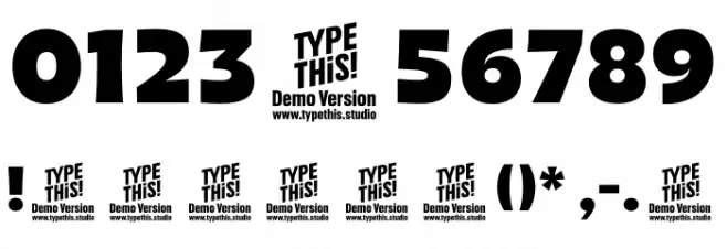 Captoon ES Demo Font OTHER CHARS