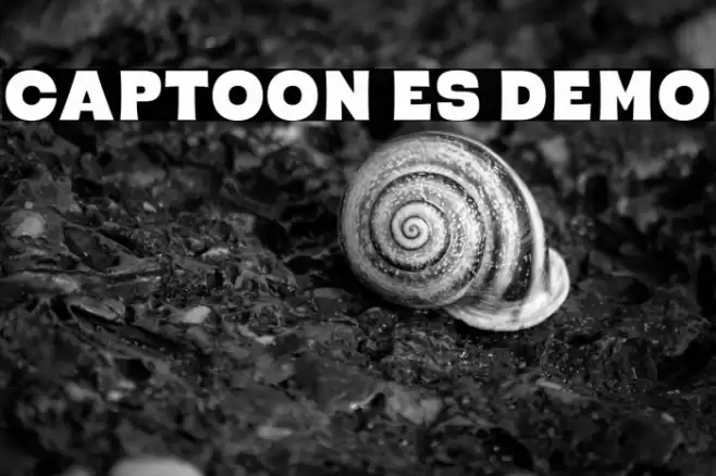 Captoon ES Demo Font examples