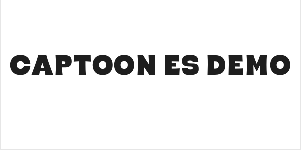 Captoon ES Demo Logo