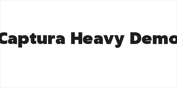 Captura Heavy Demo Logo