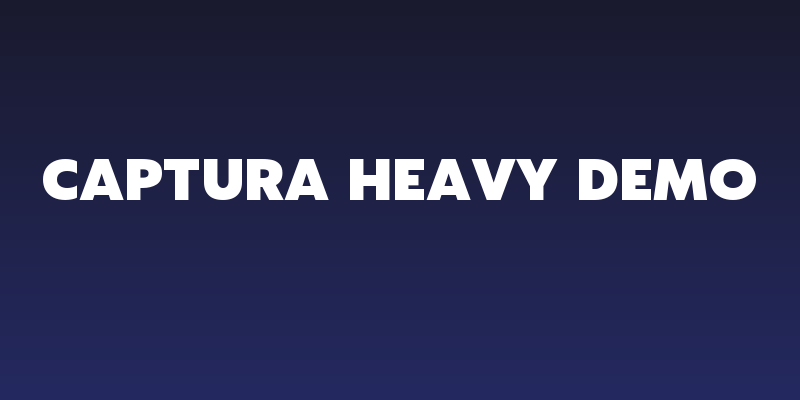 Captura Heavy Demo Social Header