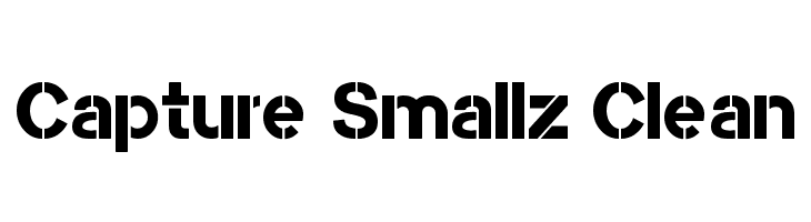 Capture Smallz Clean  नि: शुल्क फ़ॉन्ट्स डाउनलोड
