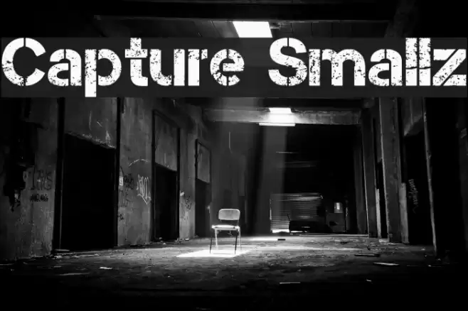 Capture Smallz Font examples