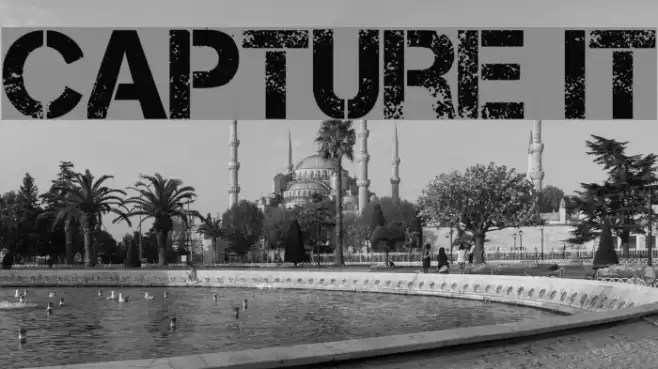 Capture it Font examples