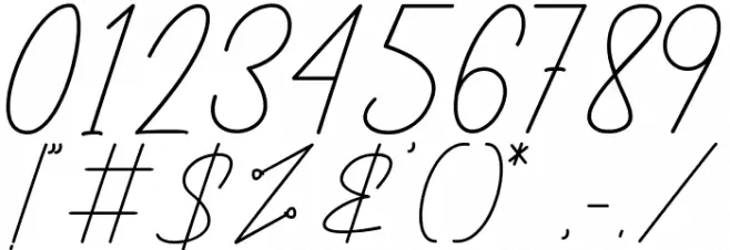 Captures Font OTHER CHARS