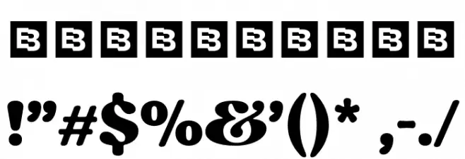 CapucheTrial-Black Font OTHER CHARS