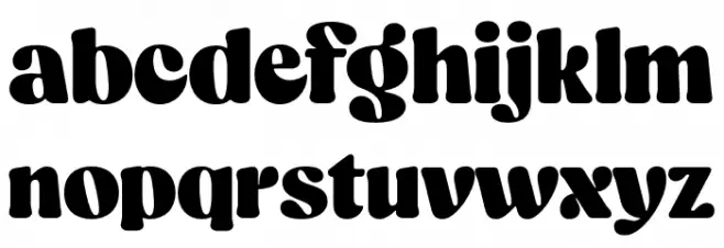 CapucheTrial-Black फ़ॉन्ट लोअरकेस