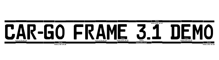 Car-Go Frame 3.1 Demo फ़ॉन्ट