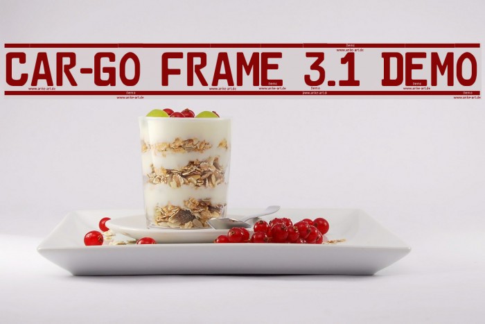 Car-Go Frame 3.1 Demo फ़ॉन्ट examples