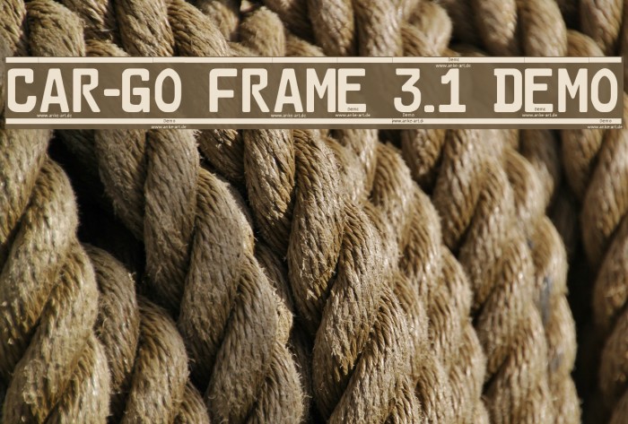 Car-Go Frame 3.1 Demo फ़ॉन्ट examples