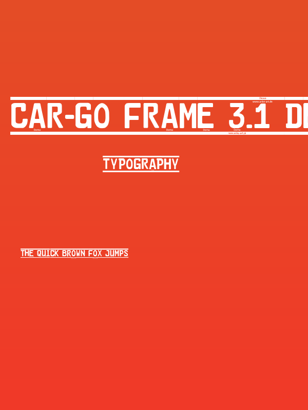 Car-Go Frame 3.1 Demo Poster