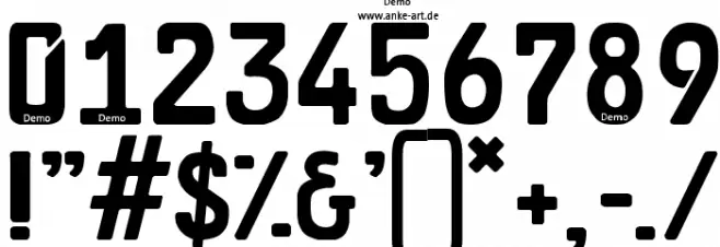 Car-Go Plain 3.1 Demo Font OTHER CHARS