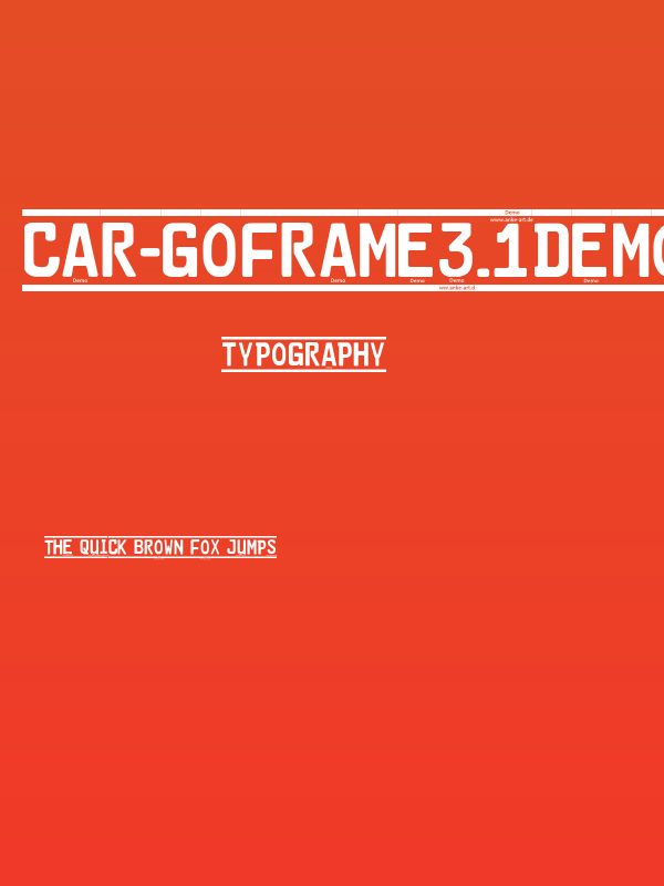 Car-GoFrame3.1Demo Poster