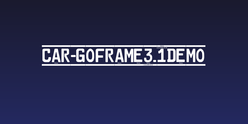 Car-GoFrame3.1Demo Social Header