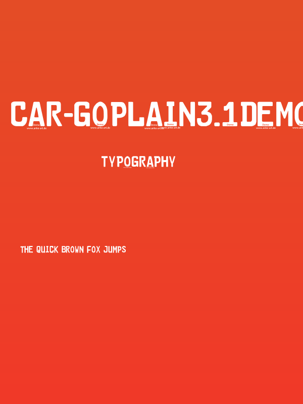 Car-GoPlain3.1Demo Poster