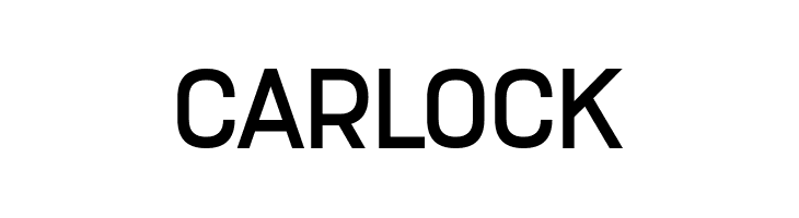 Car Lock  Frei Schriftart Herunterladen