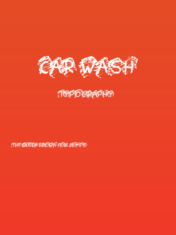 Car Wash Poster