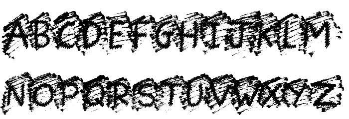 Car Wash Font LOWERCASE