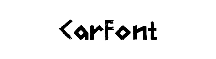 CarFont  フリーフォントのダウンロード