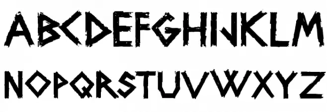 CarFont Font UPPERCASE