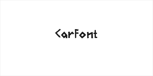 CarFont Logo