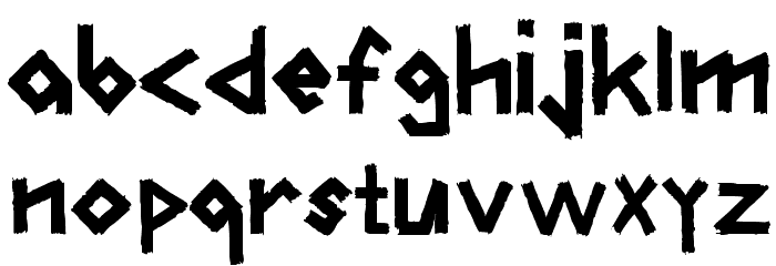 CarFont Font LOWERCASE
