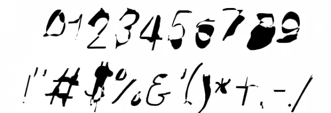 CarWash Oblique Font OTHER CHARS