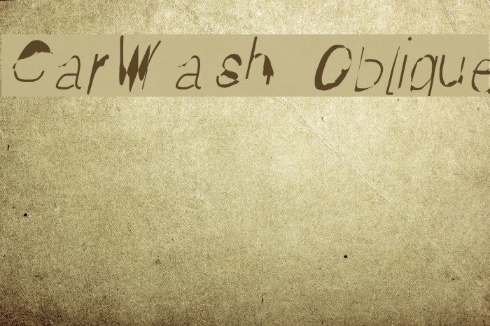 CarWash Oblique Example 3