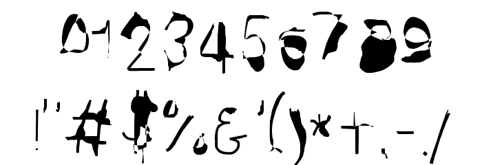 CarWash Font OTHER CHARS