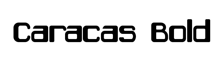 Caracas Bold  免费字体下载