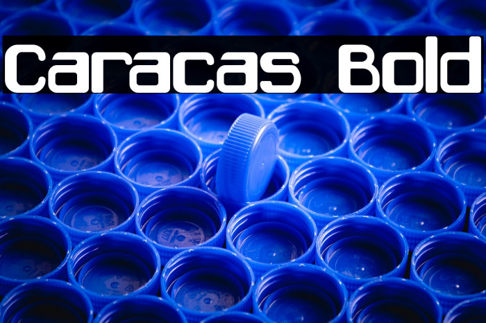 Caracas Bold Example 1