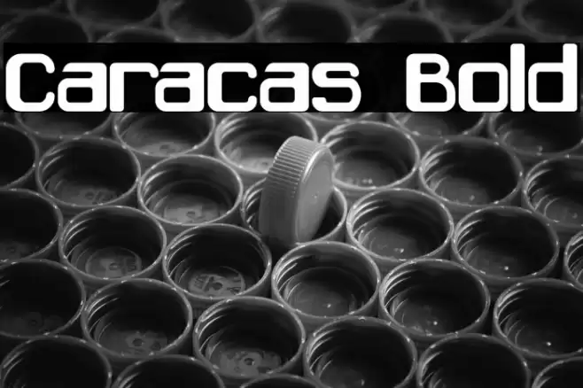 Caracas Bold Font examples