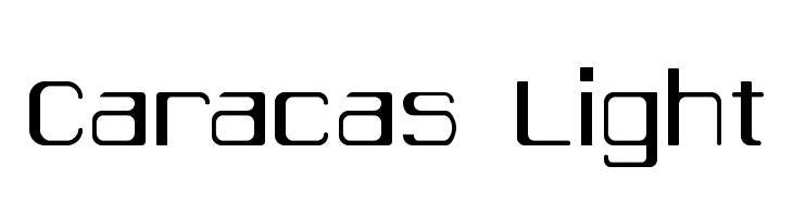 Caracas Light  les polices de caractères gratuit tlcharger